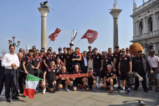 La Reyer festeggia lo scudetto a San Marco