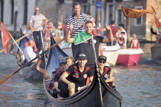 La Reyer festeggia lo scudetto a San Marco