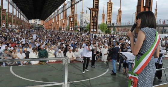 La sindaca Appendino alla festa che chiude il Ramadan