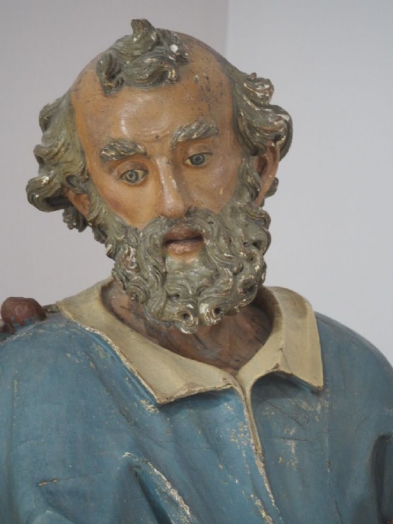 Volto della statua di San Pietro