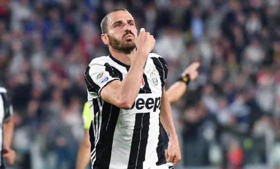 Il difensore azzurro Leonardo Bonucci