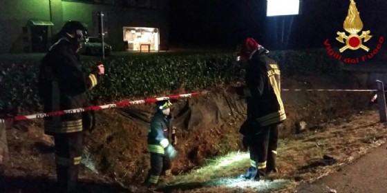 Vigili del fuoco in località Donna