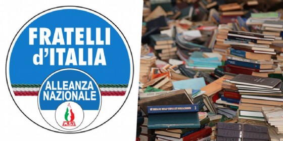 Il mercatino del libro usato, iniziativa di Gioventù Nazionale
