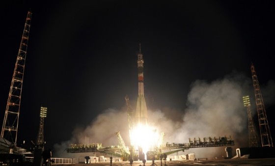 The arrival of the three astronauts boosts the ISS back up to its full capacity of six for the first time since April, after Russia decided to cut the number of its cosmonauts to two