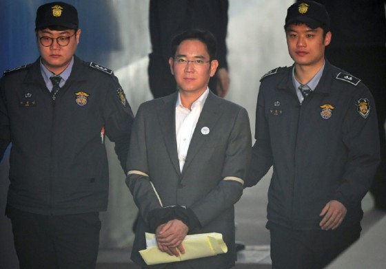 The firm's de facto leader Lee Jae-Yong is in custody after a February indictment over a nationwide bribery scandal that toppled then-president Park Geun-Hye.