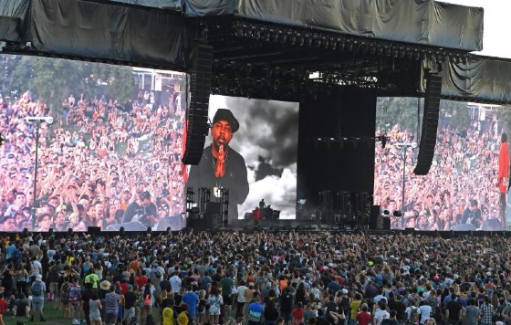 A Tribe Called Quest perform at 2017 Panorama Music Festival on Randall's Island in New York on July 30, 2017