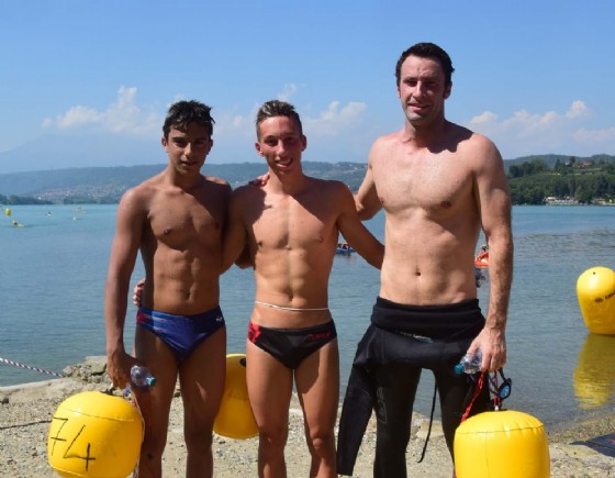 I primi tre arrivati
