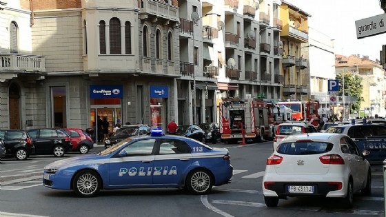 Scoppio e principio di incendio in Via Torino a Biella