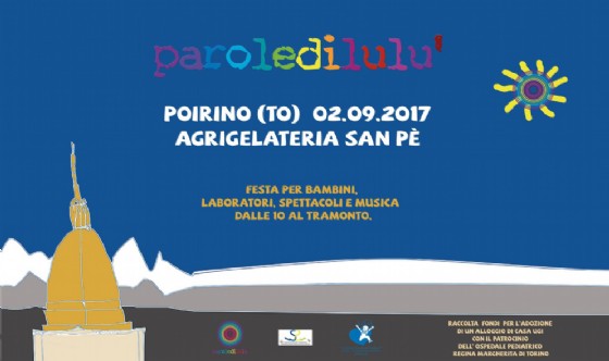 Torino sarà tappa di «Parole di Lulù 2017» (© Torino sarà tappa di «Parole di Lulù») Torino sarà tappa di «Parole di Lulù 2017» (© Torino sarà tappa di «Parole di Lulù»)