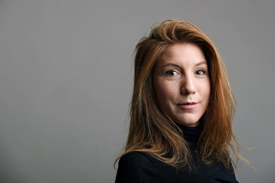 A handout photo shows Swedish journalist Kim Wall who was allegedly on board the submarine before it sank on Thursday