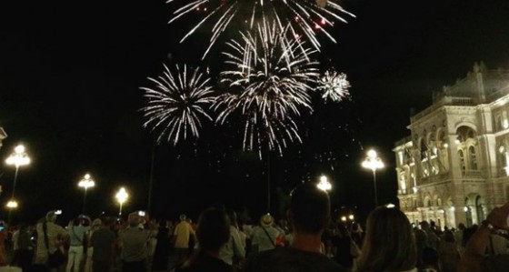 Fuochi d'artificio a Trieste