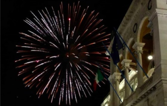 Fuochi d'artificio a Trieste