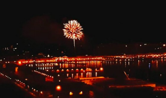 Fuochi d'artificio a Trieste