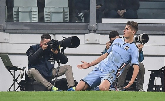 Patrik Schick, attaccante della Sampdoria