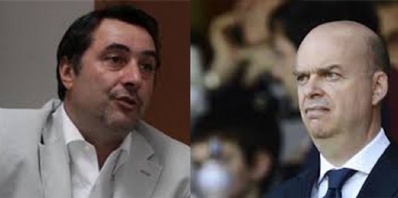 Massimiliano Mirabelli e Marco Fassone, direttore sportivo ed amministratore delegato del Milan