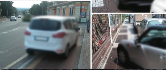 Altre auto in divieto e fotografate dal sindaco