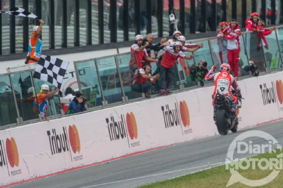 Petrucci taglia il traguardo in seconda posizione