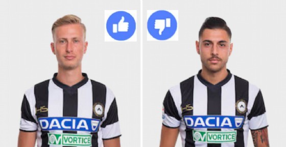Barak e Pezzella, il migliore e il peggiore di Udinese-Genoa (© www.udinese.it) Barak e Pezzella, il migliore e il peggiore di Udinese-Genoa (© www.udinese.it)