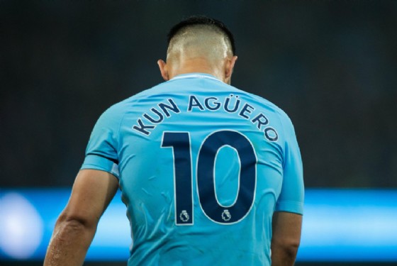 Sergio Aguero, attaccante del Manchester City e della nazionale argentina