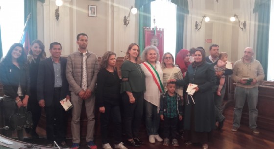 Un momento della cerimonia (© Diario di Biella) Un momento della cerimonia (© Diario di Biella)