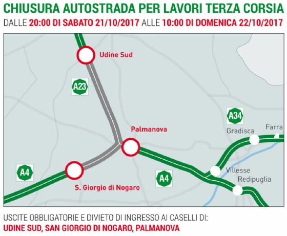 Terza corsia: cominciano i lavori fra Gonars e Palmanova
