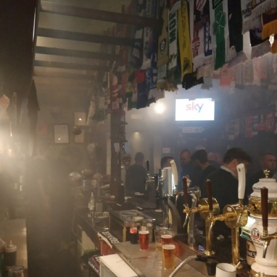 L'interno del pub