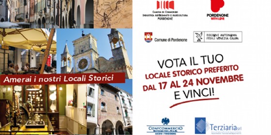 Il partenza il concorso "Locali storici with love", Pordenone vota il locale storico della città