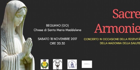 "Sacre Armonie", il concerto a Begliano