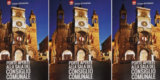 Porte aperte alla sala del Consiglio Comunale di Pordenone
