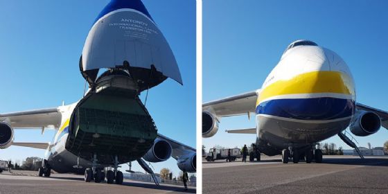 Un 'gigante' in transito per il Trieste Airport