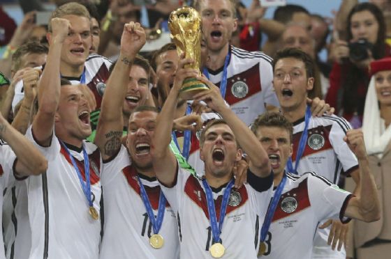 La Germania campione del mondo in Brasile nel 2014