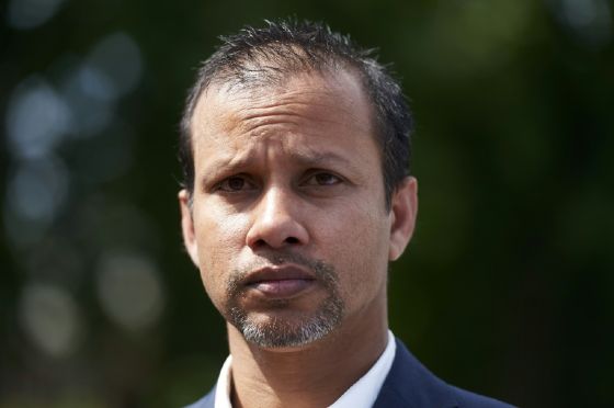 Delivery rider Jabed Hussain felt "burning on my face" when he was the victim of an acid attack in London