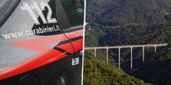 Carabinieri e ponte della Pistolesa
