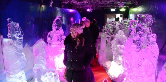 Natale monfalconese: l'inaugurazione del presepe di ghiaccio più grande d'Italia