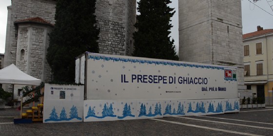 Natale monfalconese: l'inaugurazione del presepe di ghiaccio più grande d'Italia