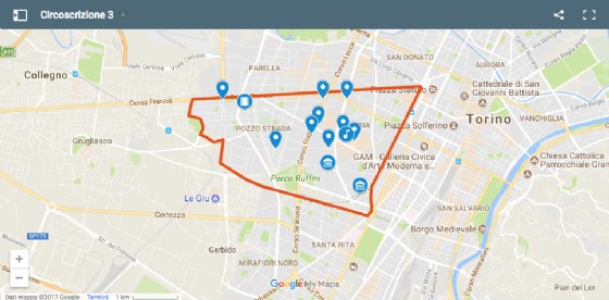 Le realtà commerciali presenti sul sito