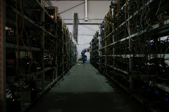 Cryptocurrency mining farms like this one in Russia use lots of electricity, and their environmental impact depends on how that electricity is generated.