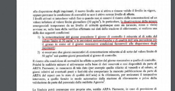Ordinanza anti inquinamento