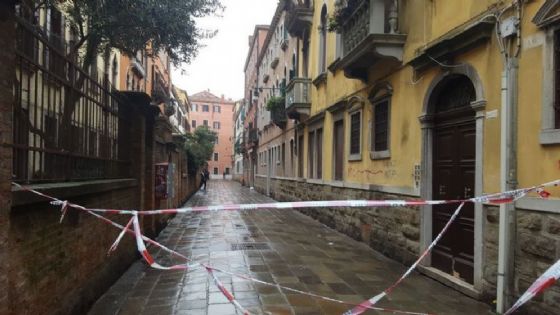 La zona dove è avvenuto l'omicidio