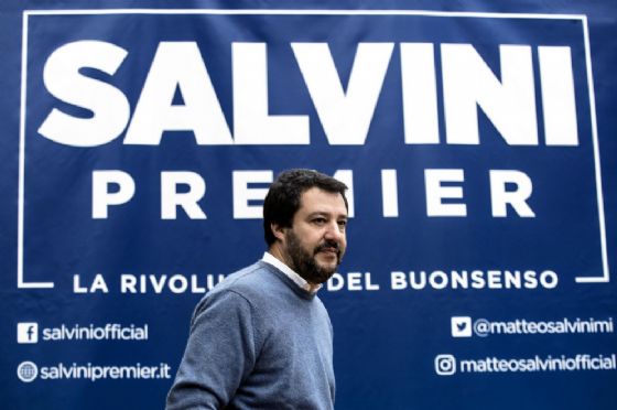 Il leader della Lega Matteo Salvini