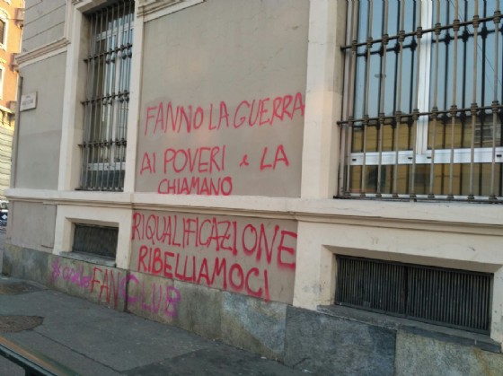 Scritte sui muri di Borgo Aurora