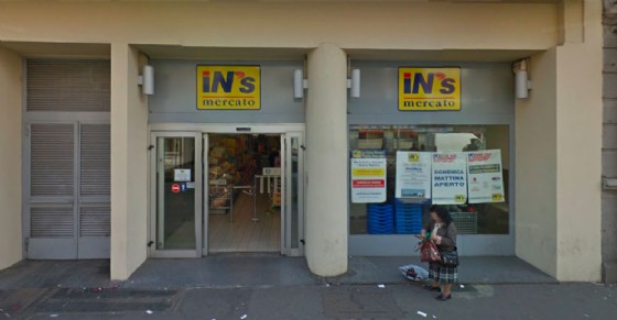 Il supermercato In's di corso Giulio Cesare (© Google Street View) Il supermercato In's di corso Giulio Cesare (© Google Street View)
