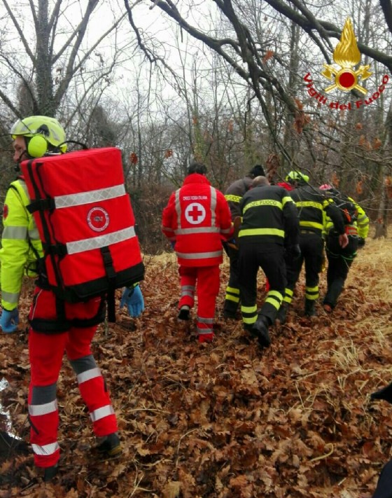 I soccorsi in Baraggia
