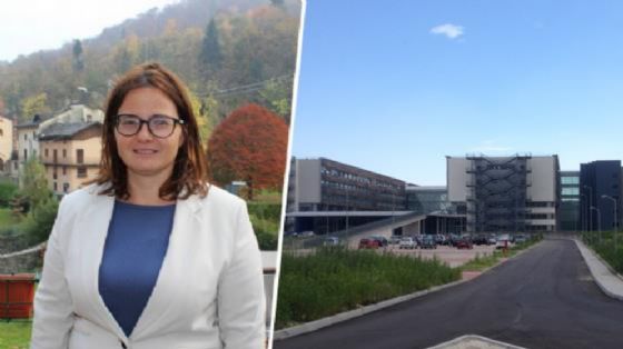 Francesca Delmastro e il nuovo ospedale biellese (© Diario di Biella) Francesca Delmastro e il nuovo ospedale biellese (© Diario di Biella)