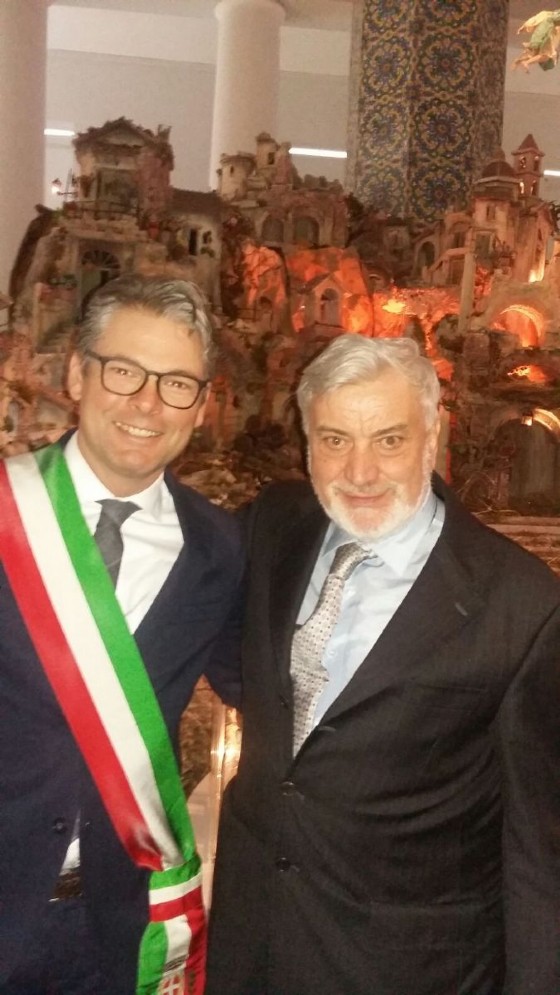 Il vice-sindaco Alberto Monticone e il vicepresidente dell’Associazione Teatro Popolare Carlo Pedrazzo