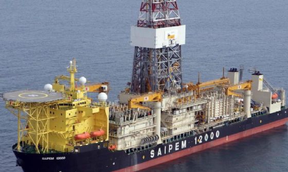 Un'immagine della nave Eni Saipem 12000