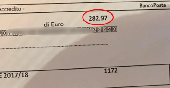 Solo qualche mese fa, questa bolletta di 282 euro era di poco più di 110