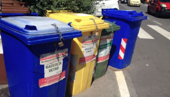 Raccolta rifiuti in città