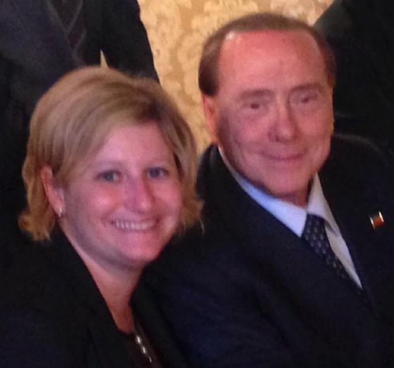 Paolo Vercellotti insieme a Silvio Berlusconi
