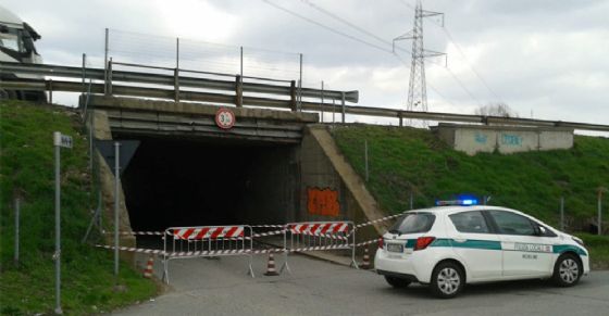 Il sottopasso chiuso
